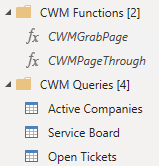 PowerBI Query Groups